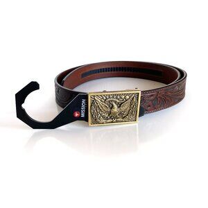 NEW Mission Western Collection Cowboy Leather Men's Belt